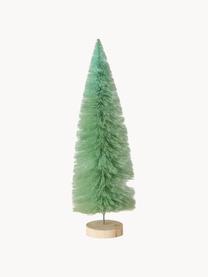 Sapins de Noël décoratifs Tarvo, 3 élém., Beige, tons verts, Ø 11 x haut. 31 cm