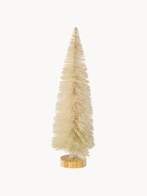 Sapins de Noël décoratifs Tarvo, 3 élém., Beige, tons verts, Ø 11 x haut. 31 cm