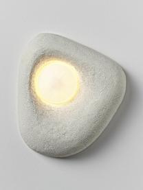 Applique à finition sablée Monsti, Blanc crème, larg. 26 x haut. 9 cm