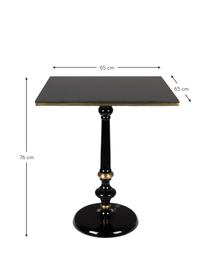 Petite table en granit Own The Glow, Noir