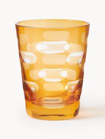 Waterglazenset Tubular, set van 4, Glas, Meerkleurig, Ø 8 x H 10 cm, 250 ml