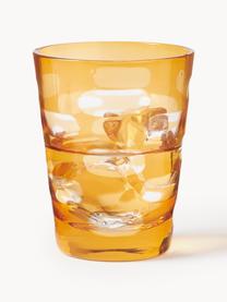 Waterglazenset Tubular, set van 4, Glas, Meerkleurig, Ø 8 x H 10 cm, 250 ml