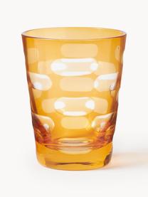 Wassergläser Tubular, 4er-Set, Glas, Bunt, Ø 8 x H 10 cm, 250 ml