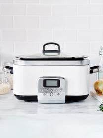 Slow Cooker con rivestimento antiaderente Elite, Coperchio: vetro, Bianco, Larg. 46 x Alt. 28 cm