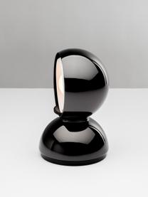Kleine verstellbare Tischlampe Eclisse, Lampenschirm: Polycarbonat, Technopolym, Gestell: Stahl, beschichtet, Schwarz, Ø 12 x H 18 cm