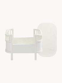 Letto per bambole con materasso Sebra, Materasso: 100% cotone, Bianco, Larg. 31 x Lung. 49 cm