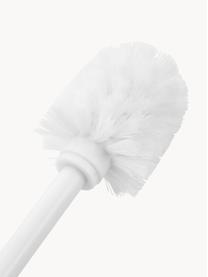 Brosse pour WC Wili, Blanc, bois d'acacia, Ø 11 x haut. 37 cm