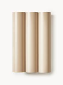 Luminaire LED up & down Tacey, Métal, Beige clair, larg. 18 x haut. 28 cm