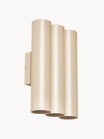 Luminaire LED up & down Tacey, Métal, Beige clair, larg. 18 x haut. 28 cm