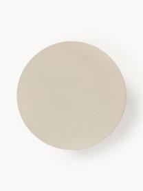 Ronde In- & outdoorbijzettafel Rona, Glasvezel beton, Lichtbeige, Ø 40 cm