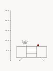 Mobile LED-Tischlampe Soft Spot, dimmbar, Rostrot, semi-transparent, Ø 11 x H 7 cm