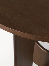Runder Esstisch Apollo, in verschiedenen Größen, Tischplatte: Eichenholzfurnier, lackie, Beine: Eichenholz (FSC-zertifizi, Eichenholz, dunkelbraun lackiert, Ø 100 cm