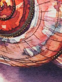 Cuscino con perline ricamate Snail, Beige, multicolore, Larg. 45 x Lung. 45 cm