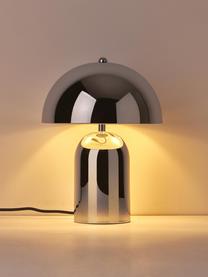 Petite lampe à poser rétro Walter, Gris chrome, haute brillance, Ø 25 x haut. 34 cm