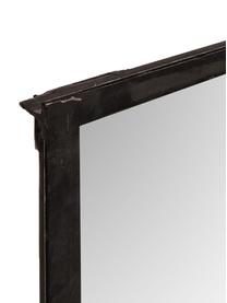 Espejo de pared Industrial, Estructura: hierro, Espejo: cristal, Negro, An 93 x Al 93 cm