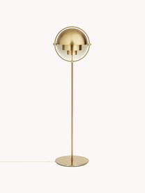 Nastaviteľná stojacia lampa Multi-Lite, Odtiene lesklej zlatej, V 148 cm