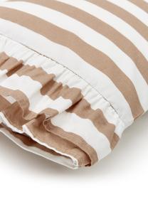 Poszewka na poduszkę z bawełny z efektem sprania Averni, 2 szt., Niebieski, biały, S 40 x D 80 cm