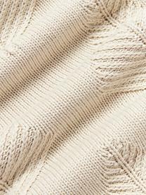 Housse de coussin en coton avec motif hivernal Beryl, 100% coton, Beige clair, larg. 30 x long. 50 cm