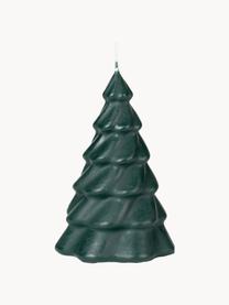 Bougie de Noël en forme de sapin Pinus, Paraffine, Vert foncé, Ø 10 x haut. 14 cm