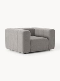 Fauteuil lounge en bouclette Lena, Bouclette gris, larg. 133 x prof. 106 cm