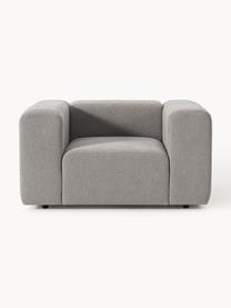 Fauteuil lounge en bouclette Lena, Bouclette gris, larg. 133 x prof. 106 cm