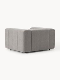 Fauteuil lounge en bouclette Lena, Bouclette gris, larg. 133 x prof. 106 cm