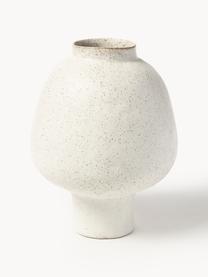 Vase artisanal en céramique Saki, haut. 32 cm, Céramique, Blanc cassé, chiné, Ø 25 x haut. 32 cm