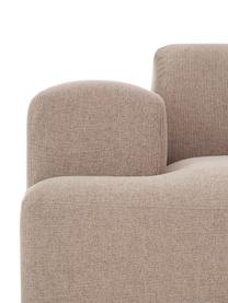 Ecksofa Melva (3-Sitzer), Bezug: 100% Polyester Der hochwe, Gestell: Massives Kiefernholz, FSC, Webstoff Nougat, B 239 x T 143 cm, Eckteil rechts