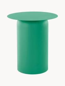 Ronde bijzettafel Zele, Gepoedercoat ijzer, Groen, Ø 46 x H 51 cm