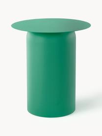 Ronde bijzettafel Zele, Gepoedercoat ijzer, Groen, Ø 46 x H 51 cm