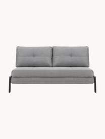 Sofá cama Edward, plegable (2 plazas), Tapizado: 100% poliéster Resistenci, Tejido gris claro, An 152 x F 96 cm