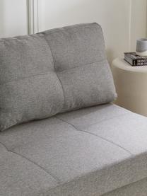 Canapé convertible gris clair Edward, Tissu gris clair, larg. 152 x prof. 96 cm