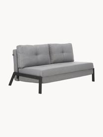 Schlafsofa Edward (2-Sitzer) mit Metall-Füssen, ausklappbar, Bezug: 100% Polyester 40.000 Sch, Webstoff Grau, B 152 x T 96 cm