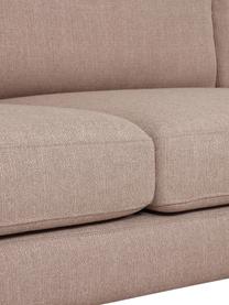 Sofa narożna Cucita (3-osobowa), Tapicerka: tkanina (100% poliester) , Nogi: metal lakierowany Materia, Beżowa tkanina, S 262 x G 163 cm, lewostronna