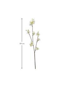 Květinová dekorace třešňový květ, Umělá hmota, Bílá, žlutá, hnědá, D 84 cm