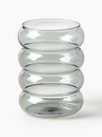 Vasos de colores soplado artesanalmente Bubbly, 4 uds., Vidrio de borosilicato, Multicolor transparente, Ø 8 x Al 10 cm, 320 ml