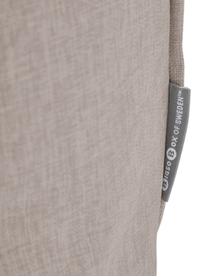 Wäschekorb Floor, Griff: Leder, Beige, Schwarz, Ø 40 x H 55 cm