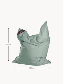 Grosser Sitzsack Scuba, Bezug: 100 % Polypropylen, UV-be, Salbeigrün, B 130 x H 170 cm