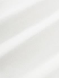Handgefertigte Grobstrick-Kissenhülle Belen, Vorderseite: 66 % Wolle, 18 % Baumwoll, Rückseite: 100 % Baumwolle, Cremeweiß, B 50 x L 50 cm