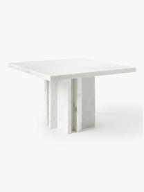 Mesa de centro en look mármol Selene, Mármol, Blanco marmorizado, An 55 x F 55 cm