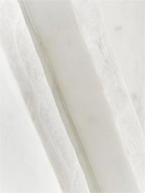 Tavolino da salotto in marmo Selene, Marmo, Bianco marmorizzato, Larg. 55 x Prof. 55 cm