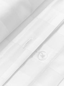 Pościel z satyny bawełnianej Willa, Biały, S 200 x D 200 cm + 2 poduszki 80 x 80 cm