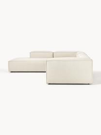 Sofá rinconera modular grande Lennon, Tapizado: 100% poliéster Alta resis, Estructura: madera contrachapada de p, Patas: plástico Este producto es, Tejido Off White, An 329 x F 269 cm, chaise longue izquierda