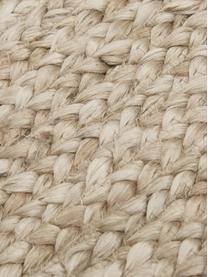 Handgemaakt juten vloerkleed Sharmila, 100% jute, Bruin, B 60 x L 90 cm (maat XXS)