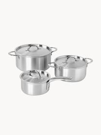 Set di 3 pentole in acciaio inox Alchimy, Acciaio inossidabile, Argentato, Set in varie misure