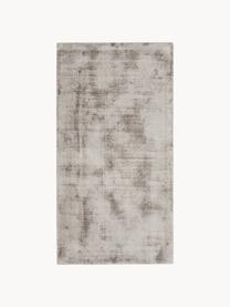 Handgeweven viscose vloerkleed Jane, Onderzijde: 100% katoen Het in dit pr, Greige, B 200 x L 300 cm (maat L)