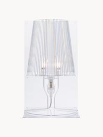 Malá stolová LED lampa Take, Priehľadná, Š 19 x V 31 cm