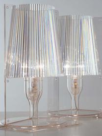 Malá stolová LED lampa Take, Priehľadná, Š 19 x V 31 cm