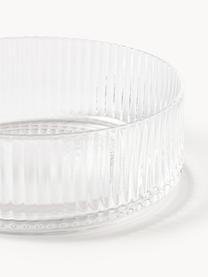 Ručne fúkané misky Aleo, 2 ks, Sodno-vápenaté sklo, Priehľadná, Ø 18 x V 6 cm