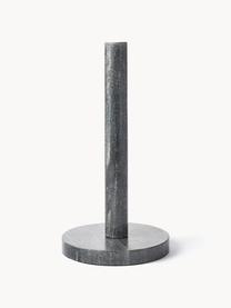 Mramorový držiak na kuchynské rolky Agata, Mramor, Antracitová, mramorovaná, Ø 15 x V 30 cm